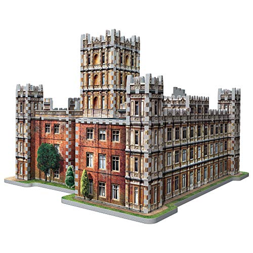 Wrebbit 3D Downton Abbey No Aplica Puzzle 3D, Multicolor, la residencia del Conde de Grantham (W3D-2019)