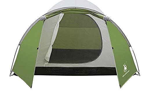 Wyxy Carpa para 4 Hombres Capas Dobles Impermeables Four Seasons Grupos Familiares Camping Festival Carpa Unisex con Marco al Aire Libre con sábana Fija Carpa para 4 Hombres