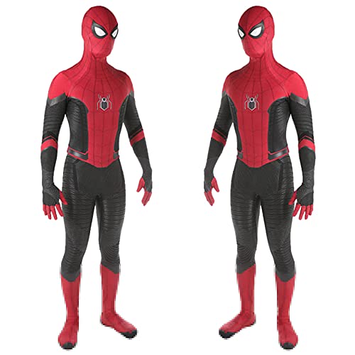 XNheadPS Lejos de casa Disfraces de Spiderman Niños 3-4 años Body Adultos Niño 3D Disfraz Mono Traje para Fiesta Halloween Navidad Carnaval Onesies,Far from Home- Kid M 125~135cm