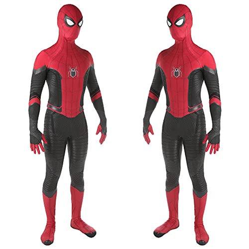 XNheadPS Lejos de casa Disfraces de Spiderman Niños 3-4 años Body Adultos Niño 3D Disfraz Mono Traje para Fiesta Halloween Navidad Carnaval Onesies,Far from Home- Kid XL 145~155cm