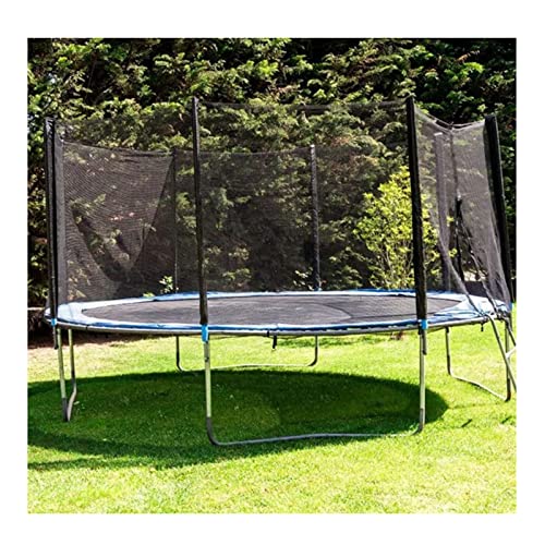 XXHL Red de Seguridad de Trampolín para Trampolín Redondo, Red Protectora de Reemplazo para Trampolín Ø 120/140/150/183/244/306/366/396/427/488Cm(Solo Red),Negro,183cm 6 Rods 6ft