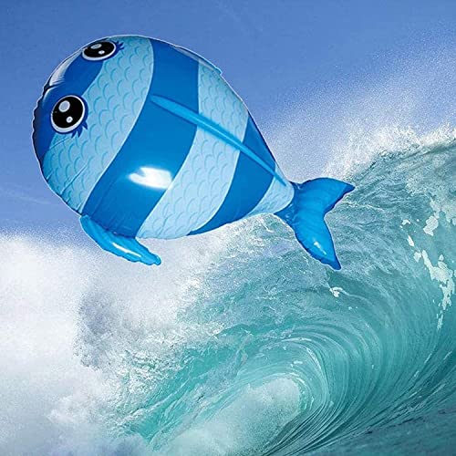 YangH Ontrol Volando Pescado a los Nadadores de Aire Volando sobre la habitación RC Juguete Animal for niños niños Bricolaje Globo Inflable plástico fy1227 ( Size : Blue-Fish )