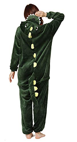 Yimidear Unisex Cálido Pijamas para Adultos Cosplay Animales de Vestuario Ropa de Dormir Halloween y Navidad