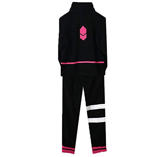 YKJ Personajes de Anime Cosplay Disfraces de Anime Conjuntos Deportivos Tops y Pantalones Ropa Pantalones Personajes de Anime Personajes de Disfraces de Halloween,Black-M