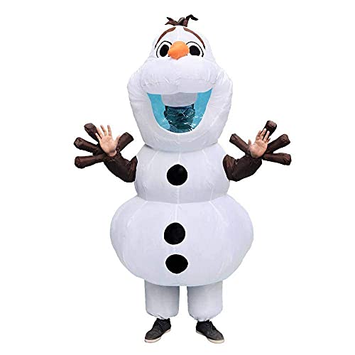 ykop Olaf Disfraz de muñeco de nieve para mujeres, hombres y adultos, Halloween, hinchable, Navidad, Blowup, Anime, Cosplay, disfraz de cosplay