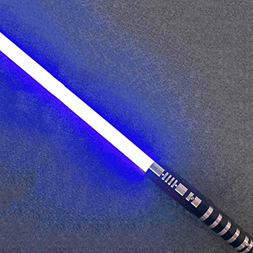 YLME Sable Luces Star Wars Que Brilla Intensamente Juguete Juguete Metal Extraíble USB Carga Ligera Láser Espada para Niños Brillante Regalo Juguete Cosplay Juguete,Azul,38.5Inches