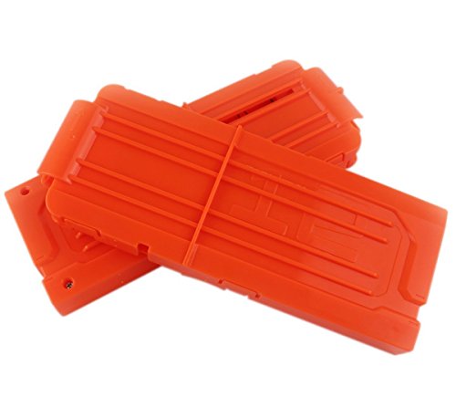 Yosoo 2 Unidades de Reserva de Capacidad de 12 Dardos Quick-Reload Clip Cargador para Nerf N-Strike Serie Elite