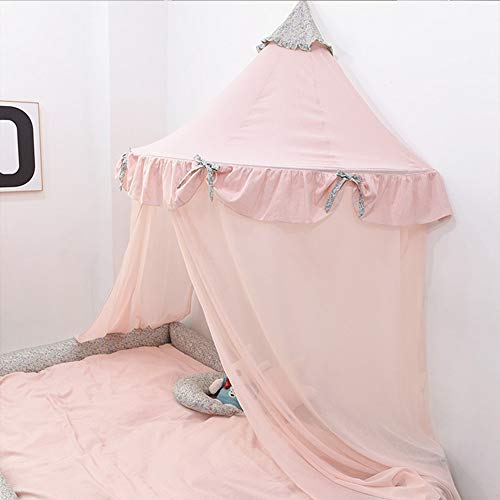 Yqs Tienda de niños Cama con Dosel de toldo niños juegan Carpa Princesa Jugar a Las Casitas de Cama cúpula del pabellón decoración Regalo de los niños Tienda del Juego