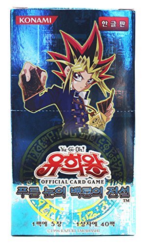 Yu-Gi-Oh! Konami Yugioh Cartas Booster Pack Caja TCG OCG 200 Cartas Leyenda del Dragón Blanco de Ojos Azules Corea Ver