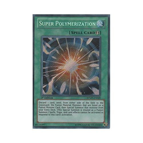 Yu-Gi-Oh! - Super Polymerization (RYMP-EN029) - Ra Yellow Mega-Pack - Unlimited Edition - Secret Rare by Yu-Gi-Oh!