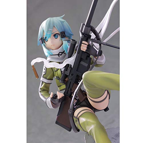 Yuxunqin Sword Art Online Anime GGO Asada Shino PVC Figure Vinyl Figure Figura de acción