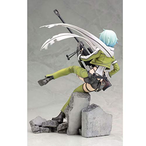 Yuxunqin Sword Art Online Anime GGO Asada Shino PVC Figure Vinyl Figure Figura de acción