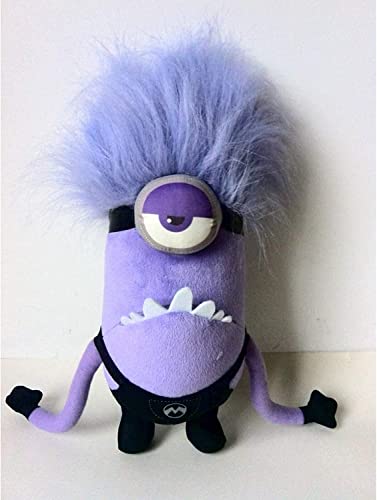 YWKXROM 2 Piezas de 30 cm pequeña Persona Morada despreciable mi papá pequeño Juguete de Peluche Amarillo Morado pequeño Juguete Amarillo Morado Regalo de cumpleaños A