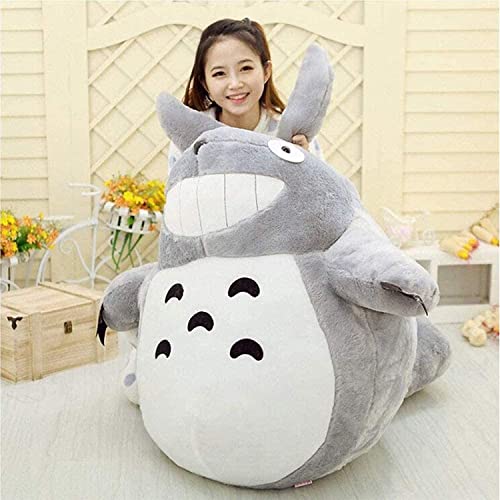 YWKXROM Mi Vecino Totoro muñeco de Peluche de Juguete Lindo Anime Mi Vecino Totoro Felpa Animal Gigante Gran Peluche cojín de Peluche Almohada Regalo de cumpleaños Vacaciones A (Size : 20cm)