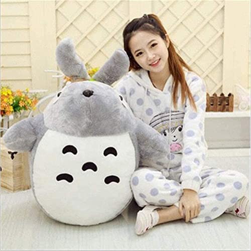 YWKXROM Mi Vecino Totoro muñeco de Peluche de Juguete Lindo Anime Mi Vecino Totoro Felpa Animal Gigante Gran Peluche cojín de Peluche Almohada Regalo de cumpleaños Vacaciones A (Size : 20cm)