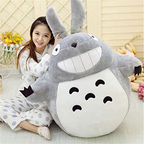 YWKXROM Mi Vecino Totoro muñeco de Peluche de Juguete Lindo Anime Mi Vecino Totoro Felpa Animal Gigante Gran Peluche cojín de Peluche Almohada Regalo de cumpleaños Vacaciones A (Size : 20cm)