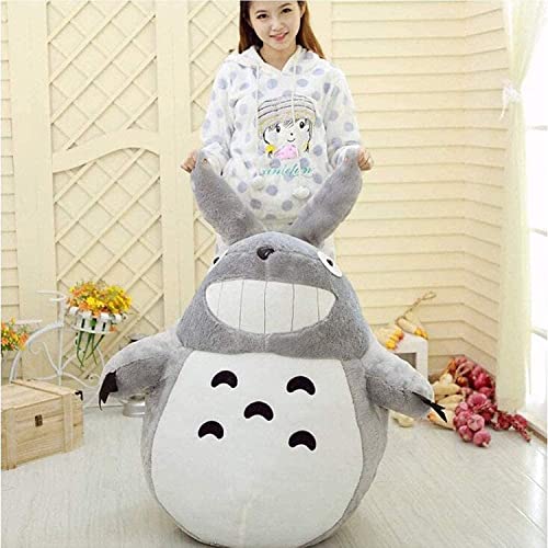 YWKXROM Mi Vecino Totoro muñeco de Peluche de Juguete Lindo Anime Mi Vecino Totoro Felpa Animal Gigante Gran Peluche cojín de Peluche Almohada Regalo de cumpleaños Vacaciones A (Size : 20cm)