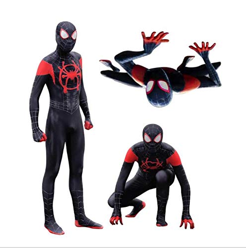 YXIAOL Universo Paralelo De Spider-Man 3D, Traje De Superhéroe, Vestido De Fiesta De Halloween, Traje De Cosplay De Anime, Adulto/Niño,Adult-S