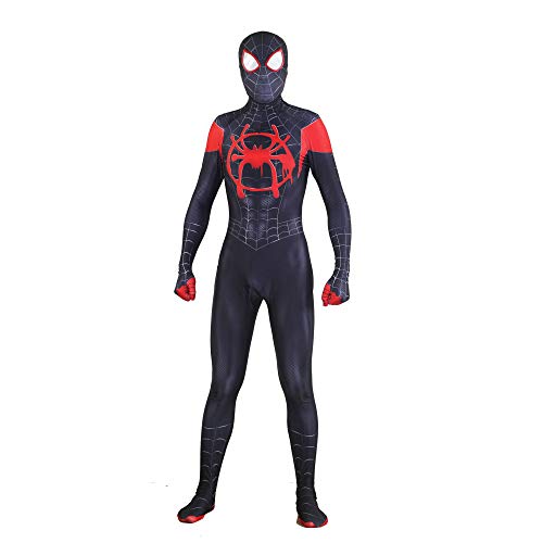 YXIAOL Universo Paralelo De Spider-Man 3D, Traje De Superhéroe, Vestido De Fiesta De Halloween, Traje De Cosplay De Anime, Adulto/Niño,Adult-S