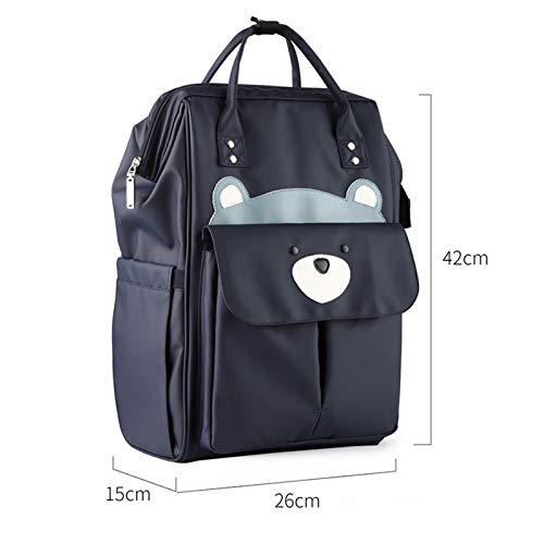 Zerodis Bolsas de pañales de hombro para mamá, gran capacidad para mamá bebé para lactancia para pañales portátil para cambiar pañales bolso de mano mochila de viaje para mamá papá(#1)