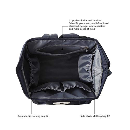 Zerodis Bolsas de pañales de hombro para mamá, gran capacidad para mamá bebé para lactancia para pañales portátil para cambiar pañales bolso de mano mochila de viaje para mamá papá(#1)