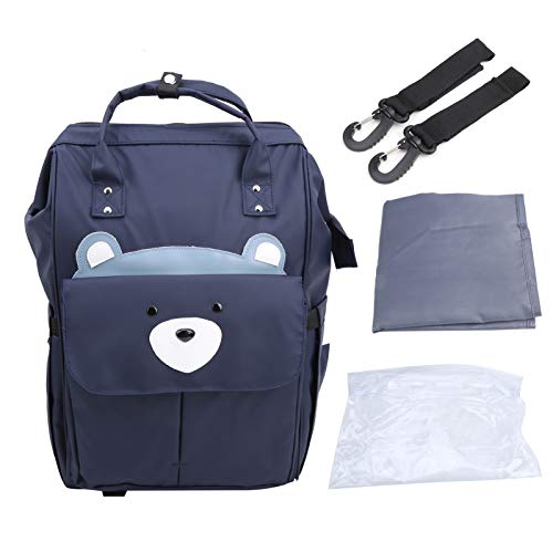 Zerodis Bolsas de pañales de hombro para mamá, gran capacidad para mamá bebé para lactancia para pañales portátil para cambiar pañales bolso de mano mochila de viaje para mamá papá(#1)