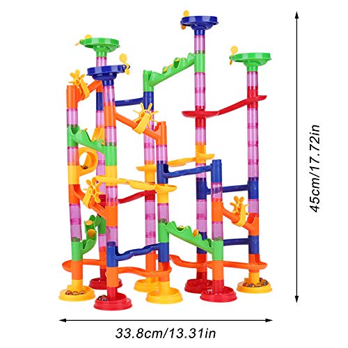 Zerodis Circuito de Canicas, Pistas para Canicas, Toys Creative DIY Maze Balls Track Blocks Juguetes educativos para Niños