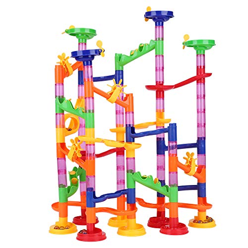 Zerodis Circuito de Canicas, Pistas para Canicas, Toys Creative DIY Maze Balls Track Blocks Juguetes educativos para Niños