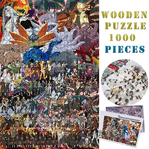 ZFB8B okuya Naruto Carácter Colección Puzzles Adultos 1000 Piezas Jigsaw Dibujos Animados Anime Juguetes Rompecabezas Creativo