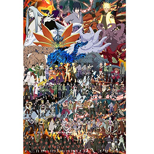 ZFB8B okuya Naruto Carácter Colección Puzzles Adultos 1000 Piezas Jigsaw Dibujos Animados Anime Juguetes Rompecabezas Creativo