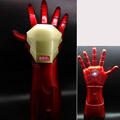 ZHANGH Guantes Iron Man Talking Brilla Usable Puntales Modelo De Juguete