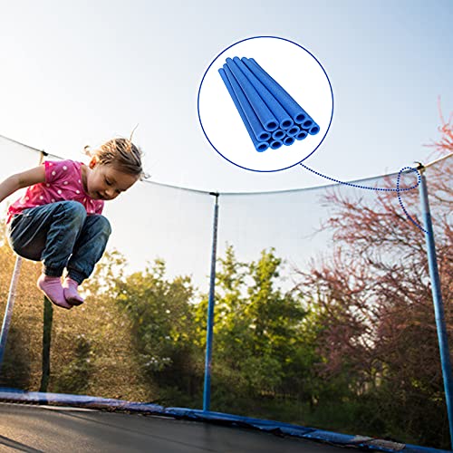 Zhiping Tubo de espuma de trampolín, accesorios de trampolín, tubo de esponja niños saltando cama barandilla valla protección anti-colisión tubo redondo vacío 40cm 12PCS