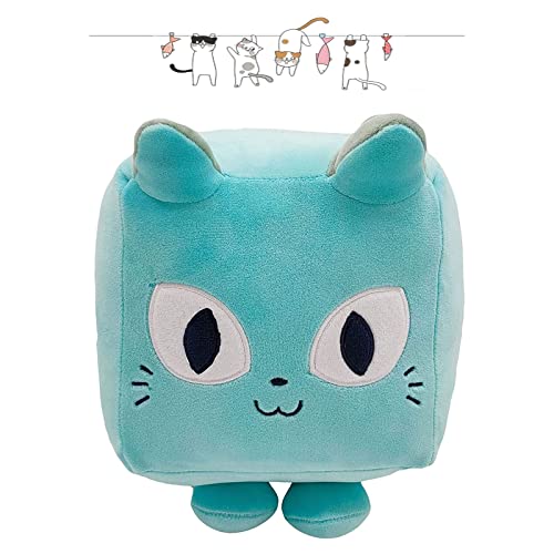 ZHXS 5.9In Gato Peluche, Lindo Simulador De Mascotas Animal Gato Felpa, Peluche Cuadrado Gato, Juegos Grandes Felpa Gato, Kawaii Animal Gato Suave Relleno Almohada para Niños