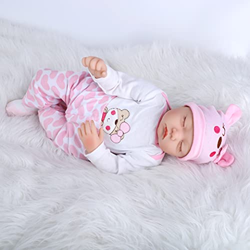 ZIYIUI 22 '' 55Cm Reborn Doll Muñecas Reborn Baby Muñeca Reborn Muñecas Bebe Juguete De Regalo