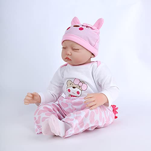 ZIYIUI 22 '' 55Cm Reborn Doll Muñecas Reborn Baby Muñeca Reborn Muñecas Bebe Juguete De Regalo