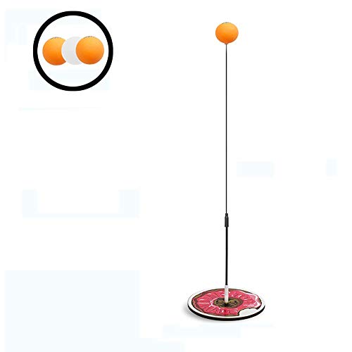 ZLSP Mesa de Ping Pong Trainer, Favor de Partido elásticos de Eje Equipo móvil del Ping-Pong Bolas paletas Conjunto de Adultos de Auto capacitación/Ocio/descompresión/Kid Cubierta al Aire Libre