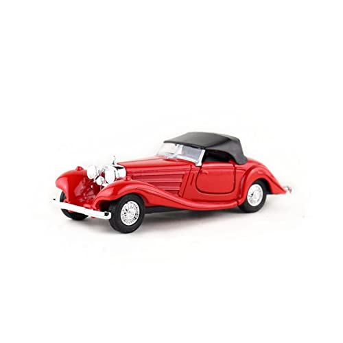 ZLZBF 1:36 para Mercedes Benz 1936 500K Modelo Aleación De Coche De Fundición A Presión De Metal Vehículos De Juguete Regalos Vehículos Simulados Favoritos (Color : Black)