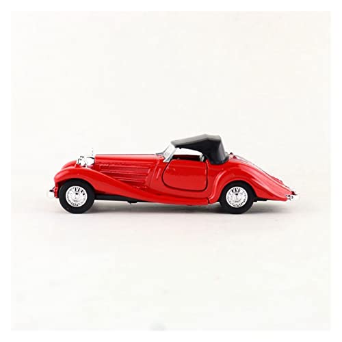 ZLZBF 1:36 para Mercedes Benz 1936 500K Modelo Aleación De Coche De Fundición A Presión De Metal Vehículos De Juguete Regalos Vehículos Simulados Favoritos (Color : Black)