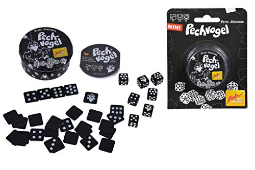 Zoch 601105147 Pechvogel - El Popular Juego de Dados en Caja de Metal, Juego de la Mala Suerte en diseño Miniatura, a Partir de 8 años (versión en alemán)