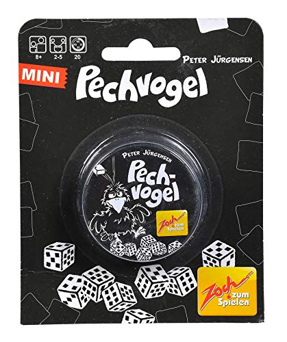 Zoch 601105147 Pechvogel - El Popular Juego de Dados en Caja de Metal, Juego de la Mala Suerte en diseño Miniatura, a Partir de 8 años (versión en alemán)