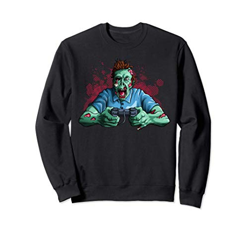 Zombie Video Gamer - Disfraz de mando juegos de Halloween Sudadera