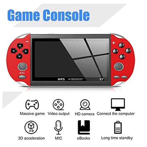 ZRMV Interruptor de controlador Gamepad, consola de juegos retro, Gamepad inalámbrico 2.4G, auricular Gamepad de carga, Joystick inalámbrico del controlador, rojo, rojo