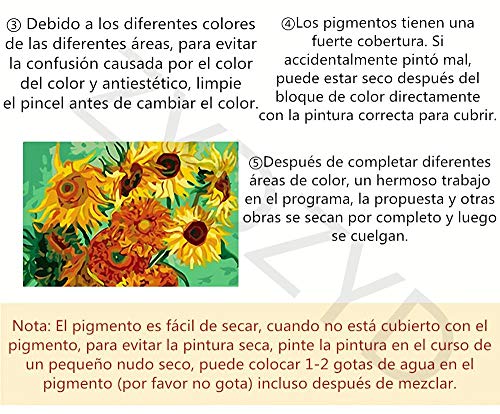 ZYDZYD 50X70cm Kit de Pintura al óleo para Bricolaje Regalo para Adultos y niños,Gorila Espalda Plateada Animal Gris Pelaje Mono Gris