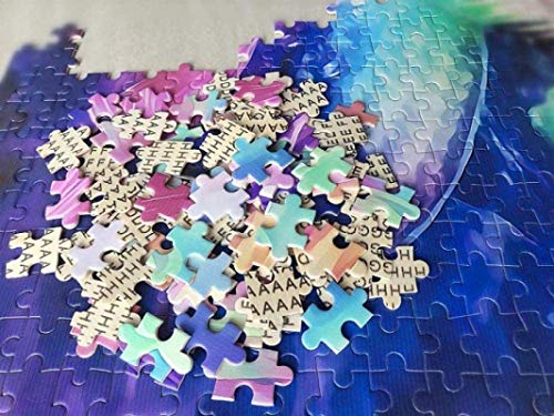 1000 Piezas Puzzles 3D,Pequeños Peces En Las Profundidades del Mar Personalizado De Madera Montaje Rompecabezas Divertido,