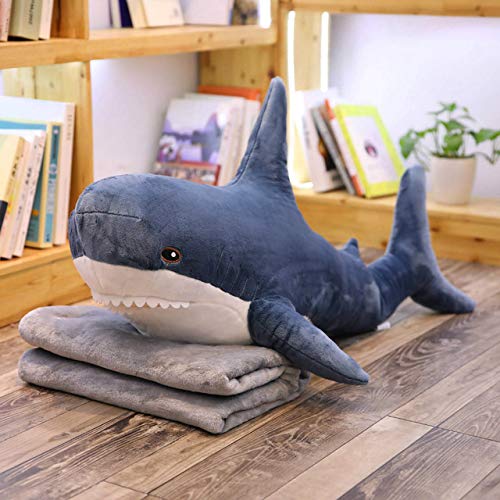 100cm Lindos Juguetes de tiburón de Peluche Relleno de Almohada de tiburón Ruso tiburón de Ike un Animal de Peluche Juguetes de Peces muñeca de Regalo para niños 4 Colores Verde