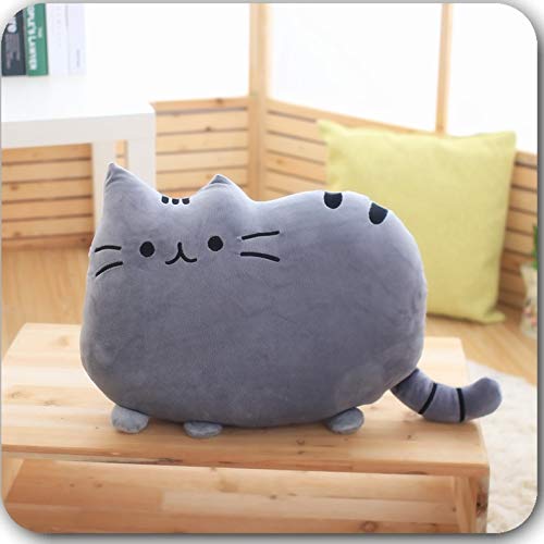 30 * 40cm Almohada de Gato Kawaii con algodón PP Dentro de Galletas Juguetes para niños Muñeca Juguetes de Peluche para bebés Funda de cojín Grande Regalo para Amigos niños 40x30cm Rosa