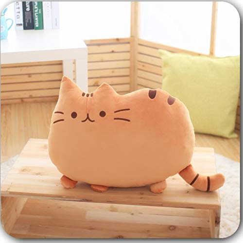 30 * 40cm Almohada de Gato Kawaii con algodón PP Dentro de Galletas Juguetes para niños Muñeca Juguetes de Peluche para bebés Funda de cojín Grande Regalo para Amigos niños 40x30cm Rosa