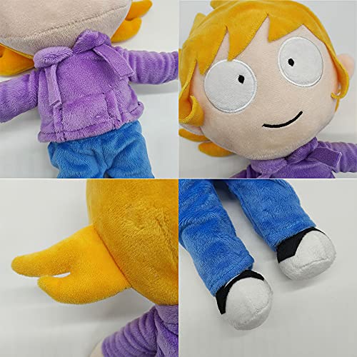 4 Piezas de 13 Pulgadas Eddsworld Plush Dolls, Personaje de Dibujos Animados EDD / Matt / Tom / Tort Plushes, Bonitos muñecos de Peluche Regalo de cumpleaños para niño niña (4pac Eddsworld Plushes)