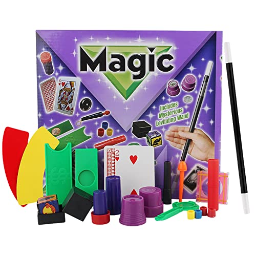 Ablerfly Kit de Trucos de Magia, Juego de Magia para niños, Trucos de Magia, niños y niñas Mayores de 6 años, Incluido un Juguete de Varita mágica para Rendimiento mágico