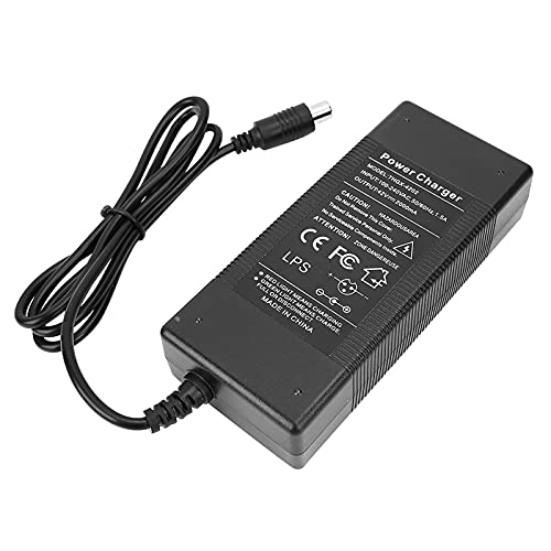 Adaptador de corriente de 42 V 2 A para Xiaomi M365, cargador batería scooter electrónico compatible con scooter Ninebot S1/S2/S3/S4, cable de alimentación del cargador de bicicleta de equilibrio(EU)